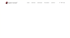 Desktop Screenshot of eighthorses.com